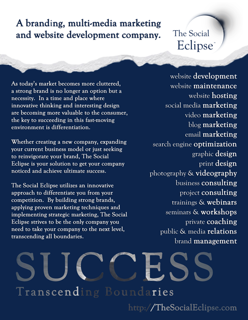 The Social Eclipse - Flyer